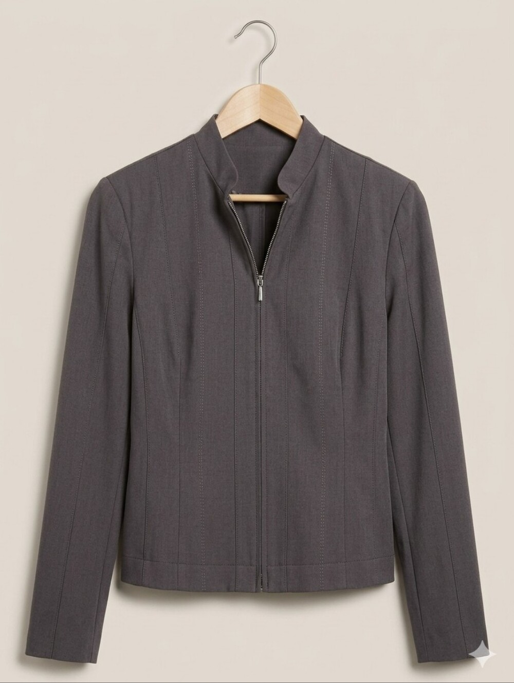 Preswick & Moore Grey Suit Jacket Size 6